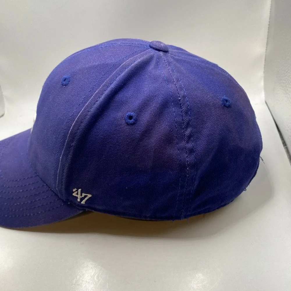Los Angeles Dodgers Hat Youth  Faded Blue 47 Brand MVP STRAPBACK Cleaned‎